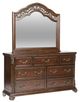 Liberty Furniture Messina Estates Cognac Dresser and Mirror-0