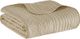 Olliix by Madison Park Tuscany Khaki Oversized Quilted Throw with Scalloped Edges-1