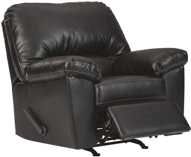 Benchcraft® Brazoria Black Rocker Recliner-2