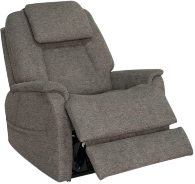 Flexsteel® Zecliner® Model 3+ Petite Dark Umber Power Sleep Chair with Power Headrest, Lumbar, Heat and Massage-1