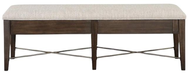 Magnussen Home® Westley Falls Baja Fog/Graphite Upholstered Bench-3