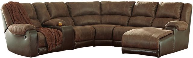 Signature Design by Ashley® Nantahala 6-Piece Coffee Reclining Right-Arm Facing Sectional and Chaise-0