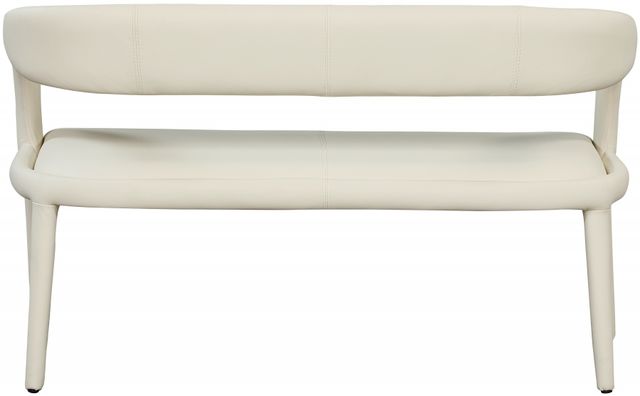 Meridian Furniture Sylvester Cream Bench-3