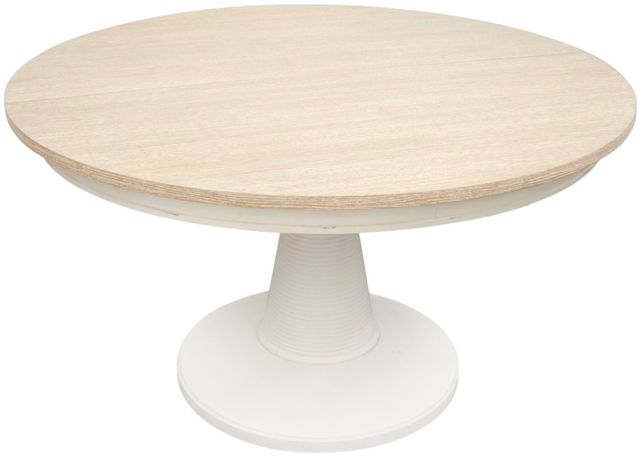 Magnussen Home® Echo Isles Driftwood and Sea Pearl 54"W Round Dining Table-4