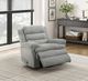 Homelegance® Oxford Gray Manual Swivel Glider Reclining Chair-1
