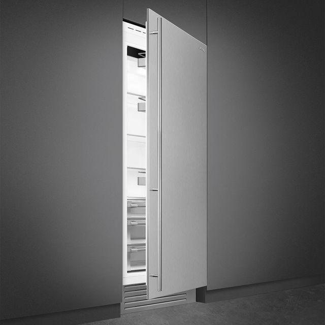 Smeg 36" 21.5 Cu. Ft. Stainless Steel Built-In Column Refrigerator-2