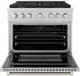 ZLINE Paramount Series 36" Stainless Steel Pro Style Gas Range-1
