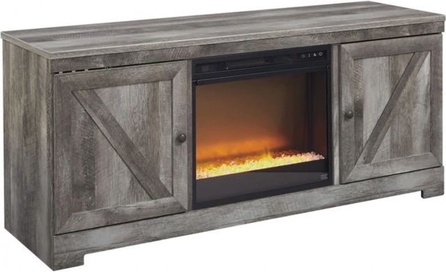 Signature Design by Ashley® Wynnlow Gray 63" TV Stand with Electric Fireplace-0