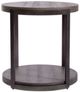 Liberty Furniture Modern View Gauntlet Gray Round End Table-3
