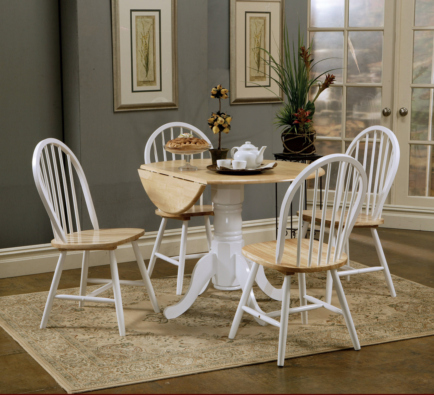 Coaster Allison 5 Piece Dining Table Set Harlan s Furniture Appliance