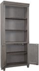 aspenhome® Caraway Aged Slate Door Bookcase-2