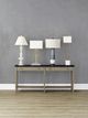 Currey & Company Thompson Brass/White Console Lamp-2