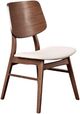 New Classic® Home Furnishings Oscar Beige/Walnut Dining Chair-0