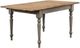 Winners Only® Barnwell Rustic Brown Top Dining Table with Gray Base-0