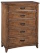 American WoodCrafters Oakdale Honey Oak Chest-0