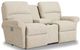 La-Z-Boy® Robin Taupe Power Reclining Loveseat with Console and Headrest-0