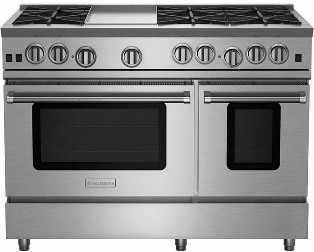 BlueStar® RNB Series 48" Stainless Steel Pro Style Natural Gas Range-0