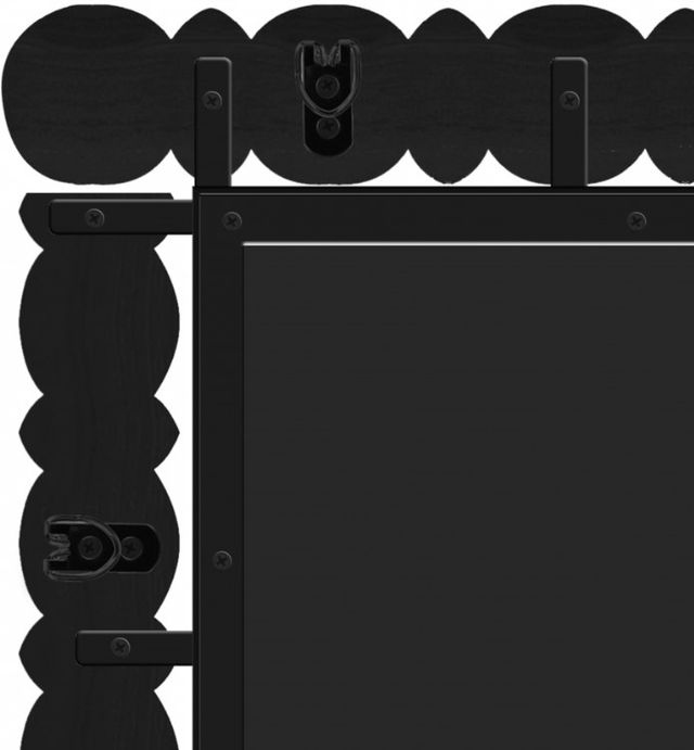 Meridian Furniture Aubrey Black Mirror-4