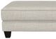 Corinthian Furniture Becall Cream Ottoman-1