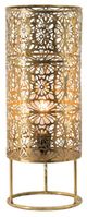 A & B Home Gold Tall Cylindrical Table Lamp-1