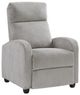 Homelegance® Parsons Light Gray Manual Push Back Recliner-0