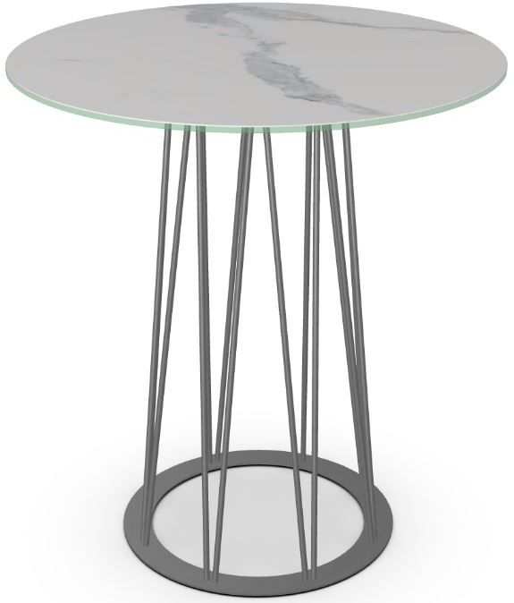 Amisco Customizable Calypso 42" Italian Porcelain Bar Table-4