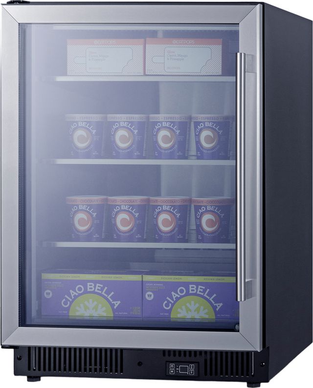 Summit® 5.1 Cu. Ft. Stainless Steel Undercounter Freezer-1