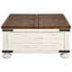 Signature Design by Ashley® Wystfield 3-Piece White/Brown Living Room Table Set-1