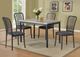 Nationwide Furniture Distributors Gray 5-Piece Dining Room Set-0