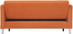 Homelegance® Greenway Orange Convertible Studio Sofa with Pull-Out Bed-4