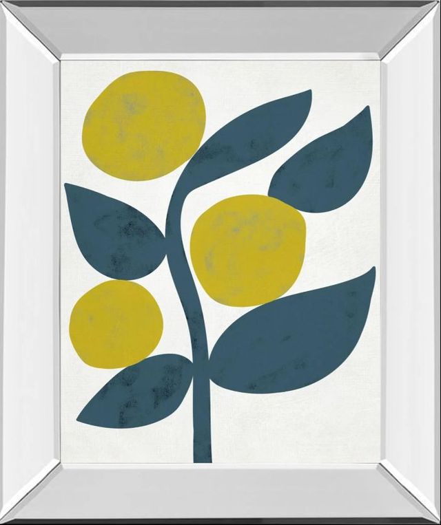 Classy Art Branch III by Chariklia Zarris Mirror Framed Wall Art-0