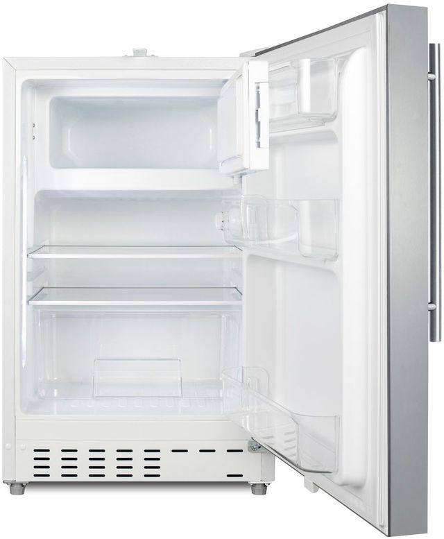 Summit® 2.7 Cu. Ft. Stainless Steel Under The Counter Refrigerator-3