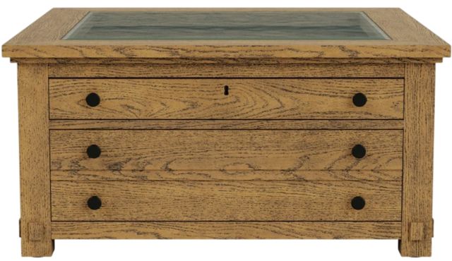 Riverside Furniture Windsor Brandy Square Cocktail Table-2