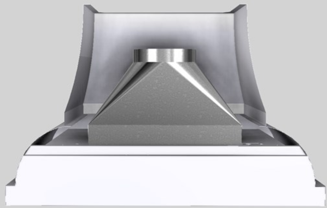 Vent-A-Hood® Designer Series 48" White Wall Mounted Range Hood-3