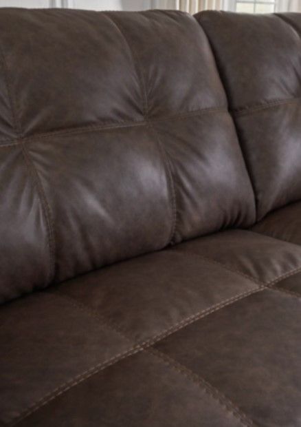 Benchcraft® Barlin Mills 2-Piece Umber Left-Arm Facing Sectional and Chaise-4