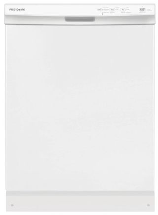 Frigidaire 24" White Front Control Built-In Dishwasher 