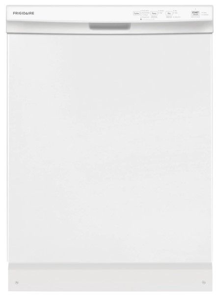 Frigidaire 24" White Front Control Built-In Dishwasher -0