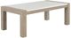 Global Furniture USA T1321 White Coffee Table with Natural Base-0