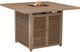 Signature Design by Ashley® Walton Bridge Driftwood Resin/Wooden Outdoor Bar Table with Fire Pit-3