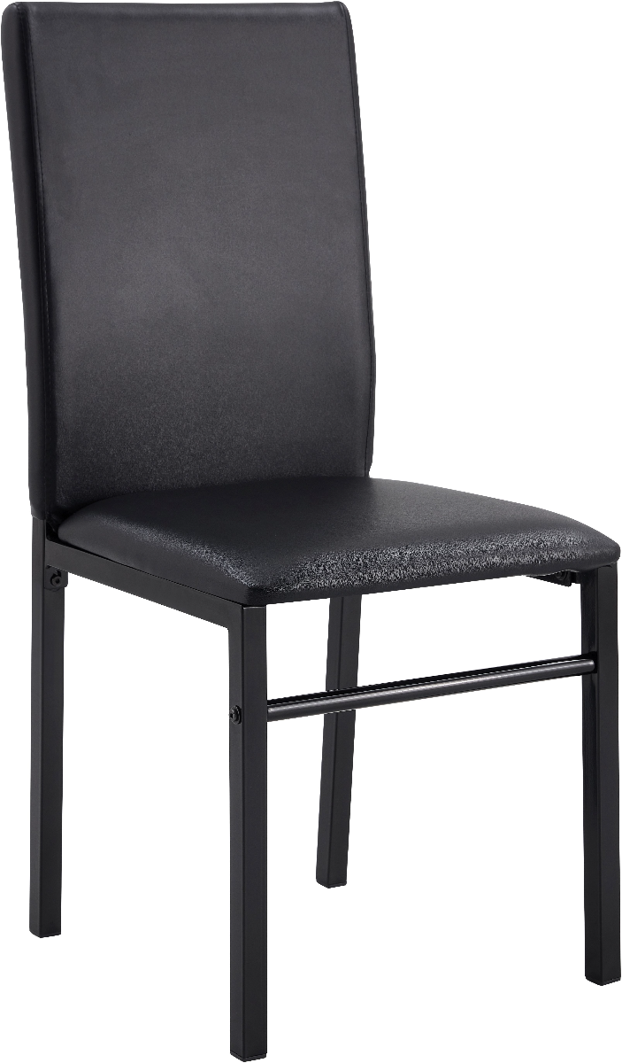 Crown Mark Aiden 5-Piece Black/White Dining Room Set