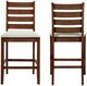 New Classic® Home Furnishings Pascal 5-Piece Walnut 60" Counter Dining Set-5