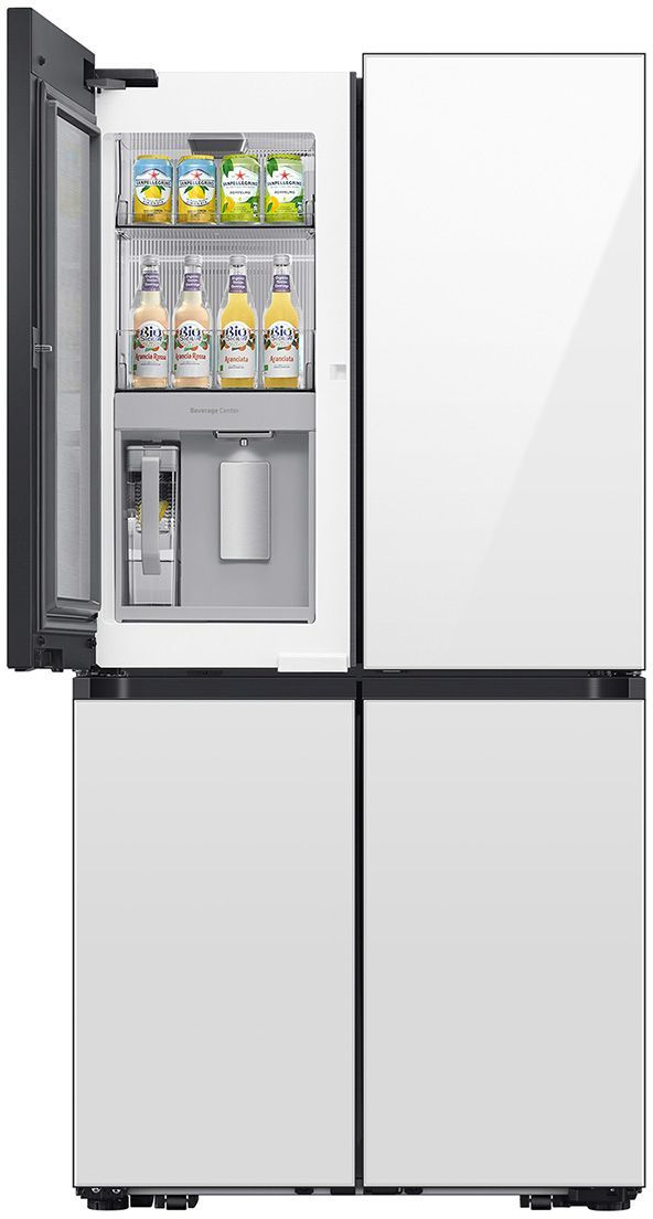 Samsung Bespoke 36" 29.0 Cu. Ft. White Glass French Door Refrigerator-3