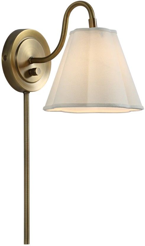Renwil® Arielle Antique Brushed Brass Wall Sconce-4