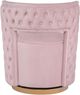 TOV Furniture Mimosa Blush Velvet Swivel Chair-2