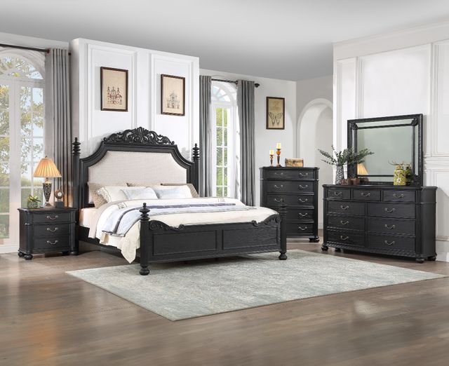 Crown Mark Kingsbury Black Chest-1