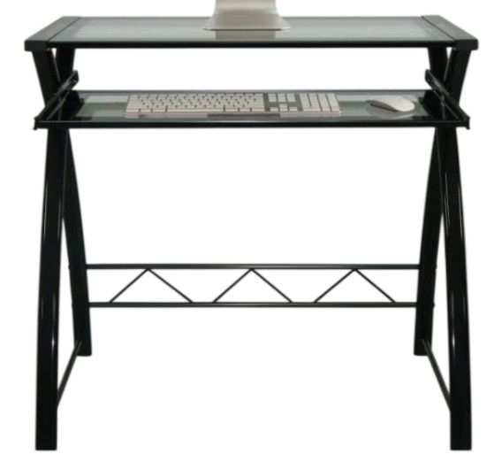Bell'O® High Gloss Black Computer Desk-3