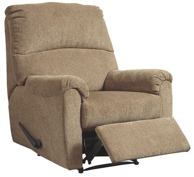 Signature Design by Ashley® Nerviano Mocha Zero Wall Manual Recliner-0