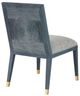 Currey & Company Santos Vintage Navy Side Chair-3