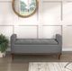 Homelegance® Brigitte Gray Lift Top Storage Bench-1