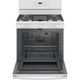 GE® 30" White Freestanding Gas Range-1